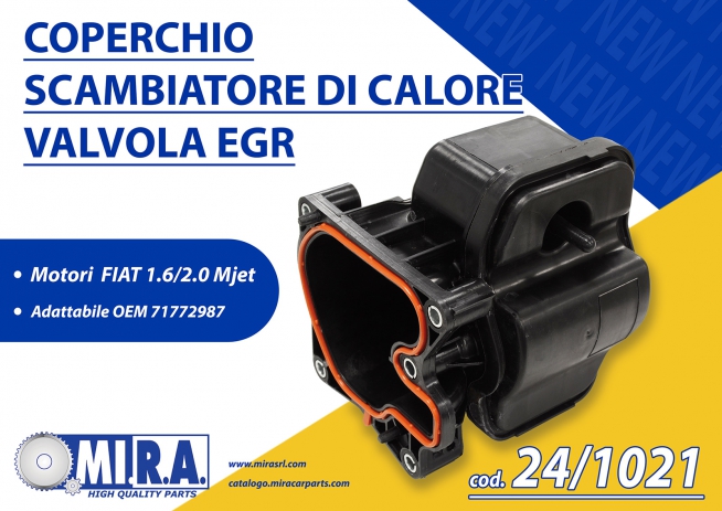 Coperchio Scambiatore di Calore Valvola EGR