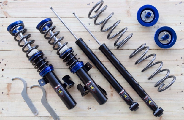 Coilover Kit, ammortizzatori a ghiera regolabili in altezza