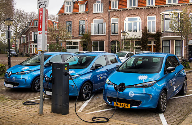 Ricarica bidirezionale per Renault Zoe