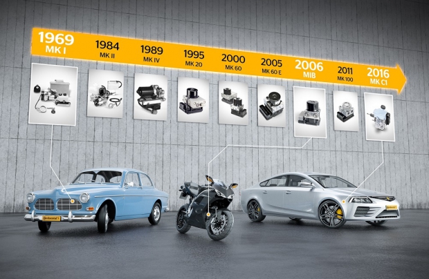 Auguri Continental per i 50 anni della tecnologia ABS