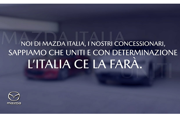 Mazda Italia lancia un messaggio positivo