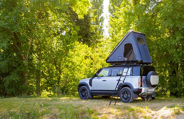 Tenda da tetto per la nuova Land Rover Defender