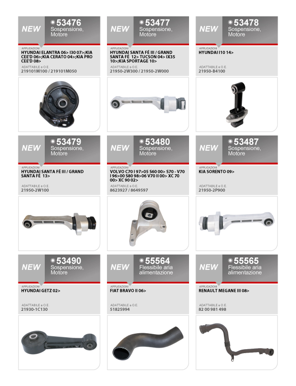 FastNEWS Febbraio 2021: + 20 nuovi componenti Sottotelaio e Motore