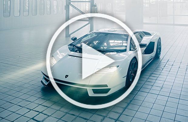 Lamborghini Countach LPI 800-4 Milano Design Week 2021