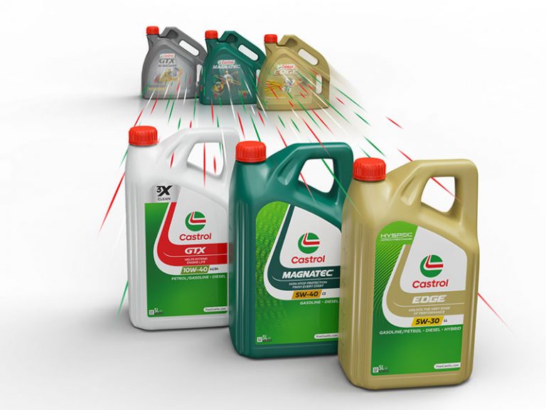 Castrol lancia in Europa un nuovo packaging