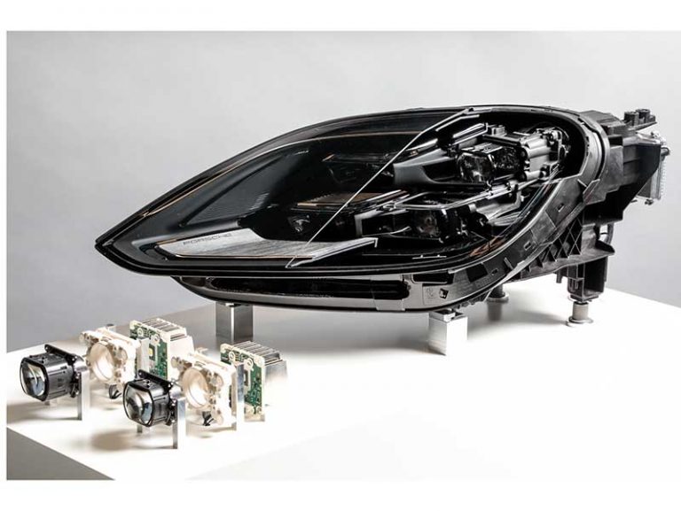 HELLA e Porsche lanciano il primo proiettore al mondo a matrice SSL HD