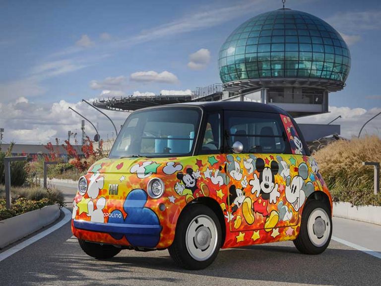 Fiat Topolino rende omaggio a Disney