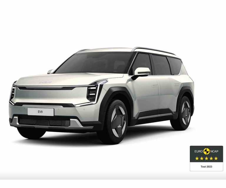 KIA EV9: cinque stelle nei test EURO NCAP