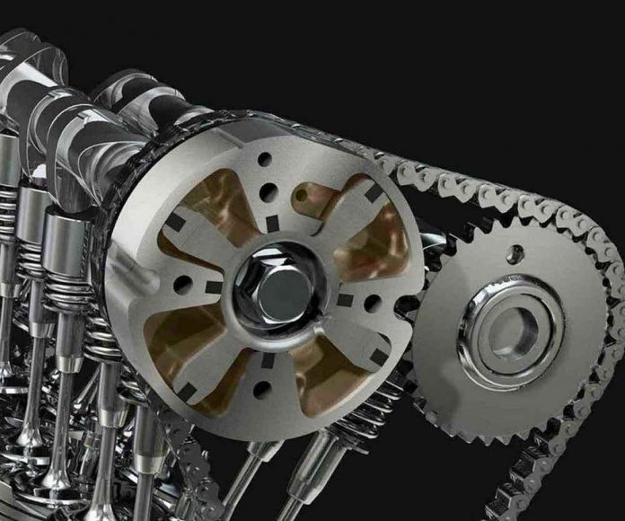Variatore di fase di un'auto