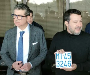 Matteo Salvini - Consegna prima Targa Storica
