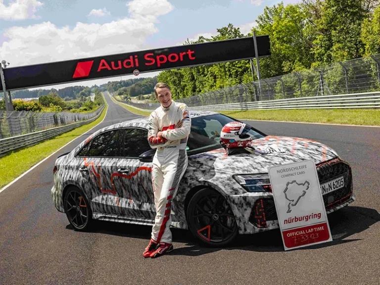Nuova Audi RS 3: regina del Nurburgring