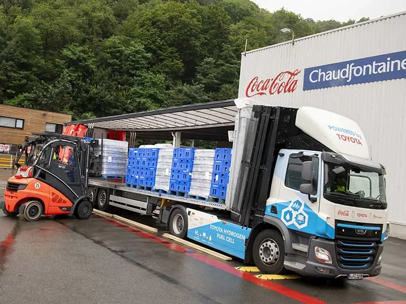Toyota, Coca-Cola e Air Liquide: zero emissioni con l’idrogeno