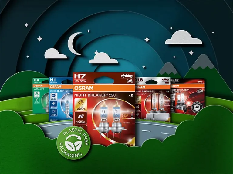 OSRAM rimuove la plastica dal packaging