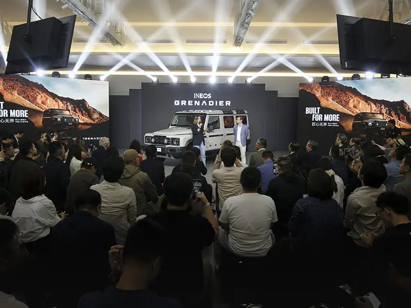 Ineos Grenadier, al via la commercializzazione in Cina