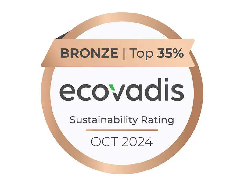 Alcar Italia, medaglia di bronzo da EcoVadis