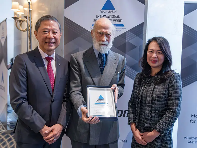 Bridgestone premiata per l’impegno nella sicurezza stradale