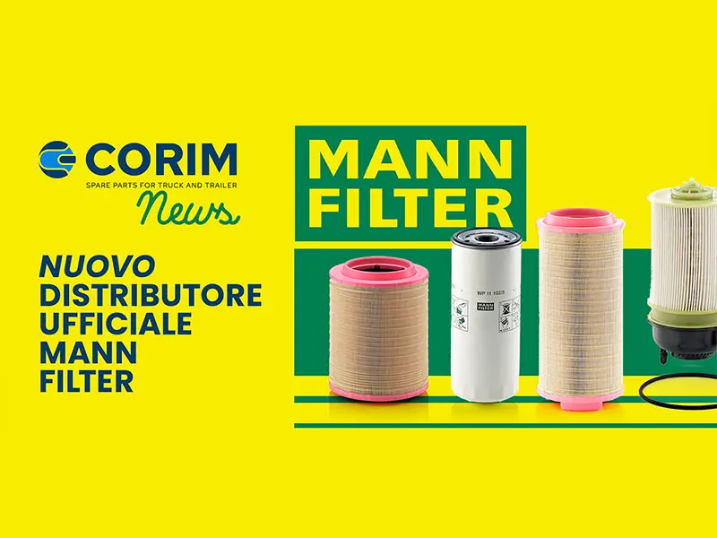 Corim Spa diventa distributore ufficiale MANN-FILTER
