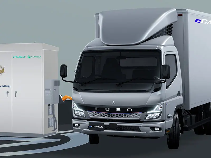 Batterie di seconda vita: la rivoluzione parte da Mitsubishi FUSO Truck
