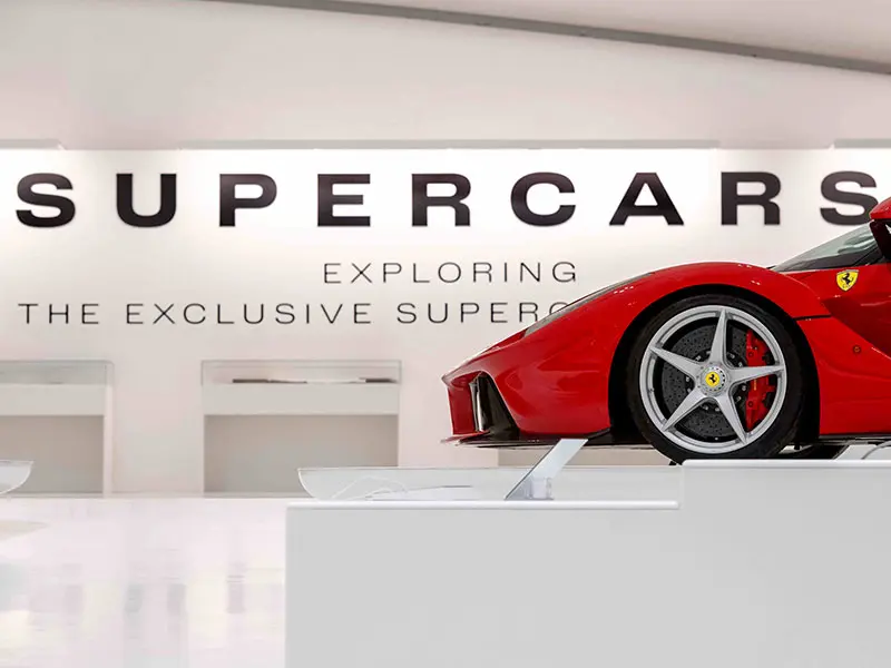 Il Museo Enzo Ferrari di Modena inaugura la mostra sulle Supercar