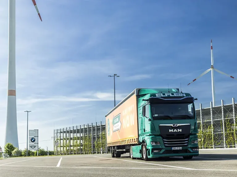 MAN eTGX: il camion elettrico per la logistica BMW