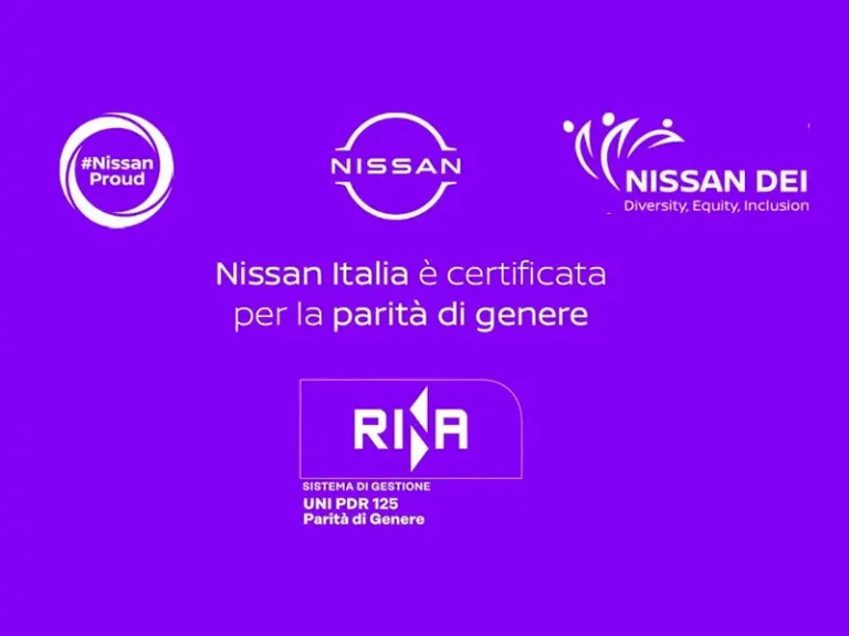 Nissan Italia certificata per la parità di genere: un nuovo traguardo per l’inclusione