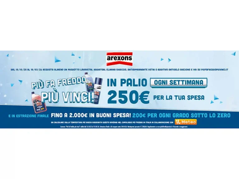 Con Arexons ogni grado in meno vale di più