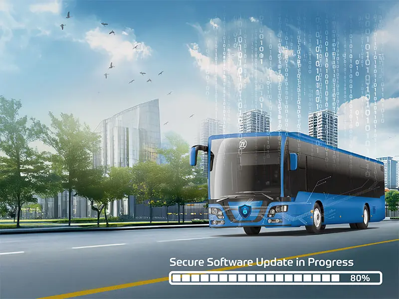 ZF lancia la suite SUMS per aggiornamenti software sicuri su autobus e pullman