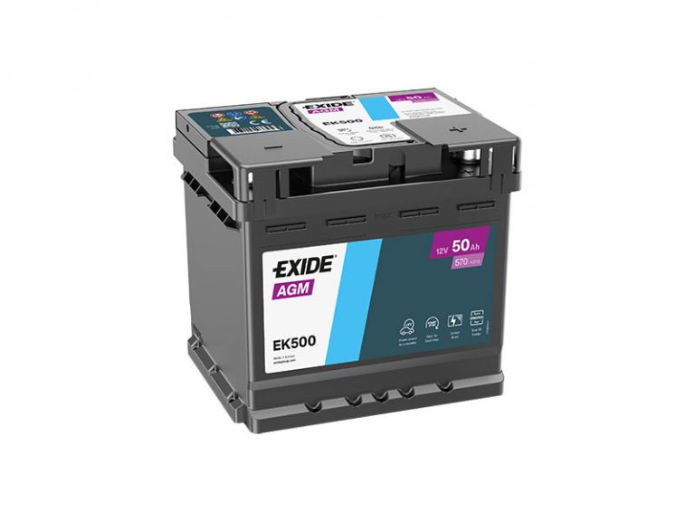 Nuova batteria AGM EK500 Exide Technologies: compatibile con oltre 3 milioni di veicoli europei