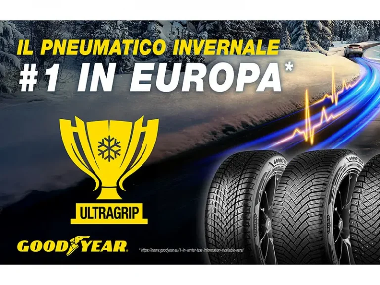 Goodyear primeggia nei test europei dedicati agli pneumatici invernali