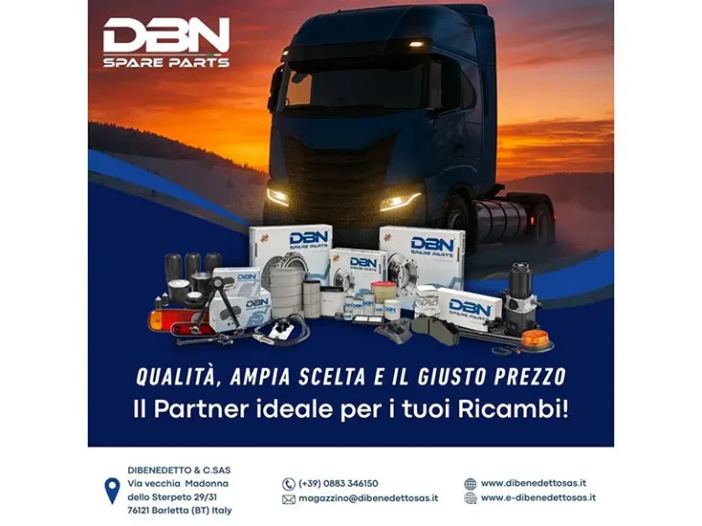 DBN Spare Parts: un riferimento affidabile per il mercato Truck & Trailer