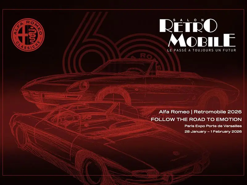 Alfa Romeo protagonista a Retromobile 2026