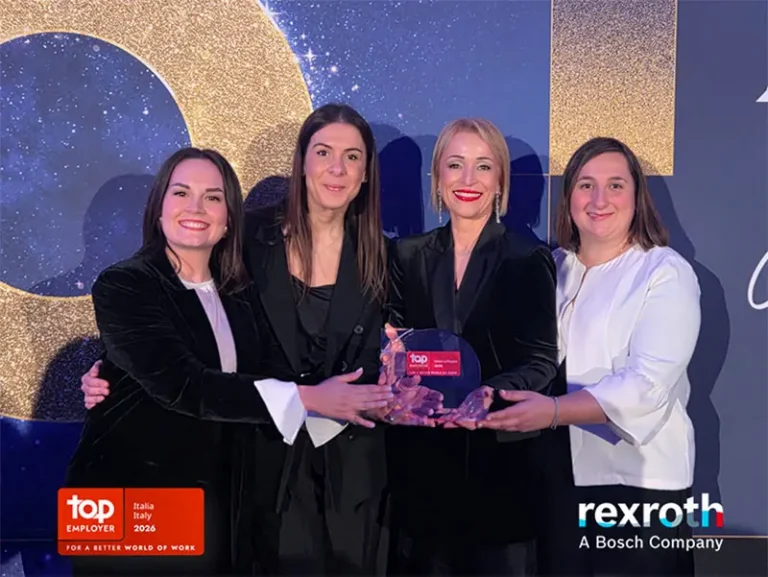 Bosch Rexroth Oil Control è Top Employer Italia 2026 per l’eccellenza nella gestione delle persone