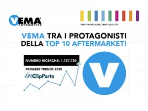 VEMA nella top ten dei brand aftermarket pi&ugrave; cercati online nel 2025