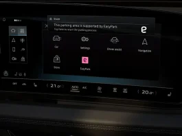Audi integra EasyPark: il pagamento della sosta diventa in-car