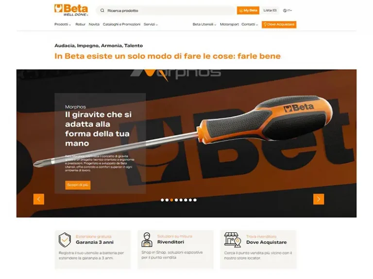 Beta Utensili: online il nuovo sito globale 2026