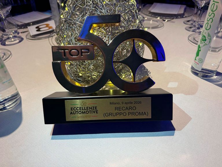 Recaro Automotive tra le Top 50 eccellenze italiane