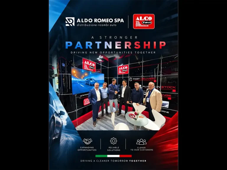 ALCO Filters sceglie Aldo Romeo per la distribuzione in Italia