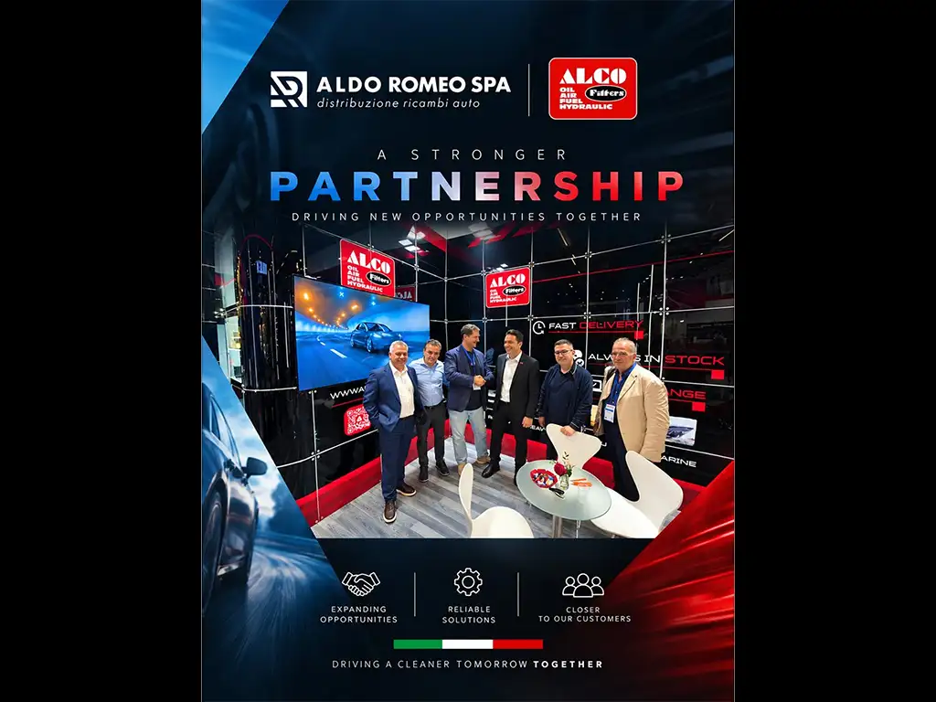 ALCO Filters sceglie Aldo Romeo per la distribuzione in Italia
