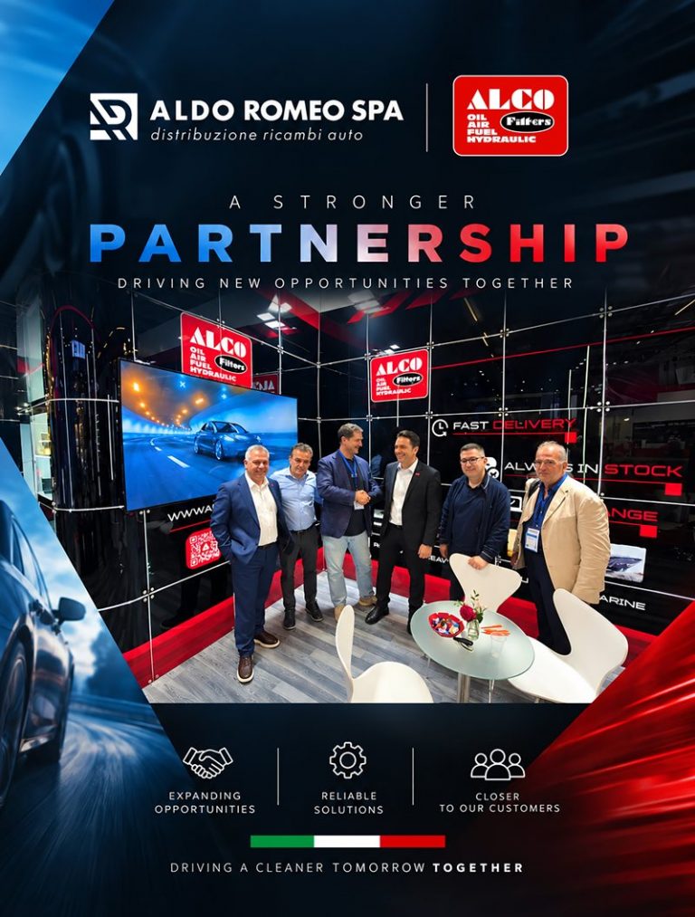 ALCO Filters e Aldo Romeo: nuova partnership per l’Italia