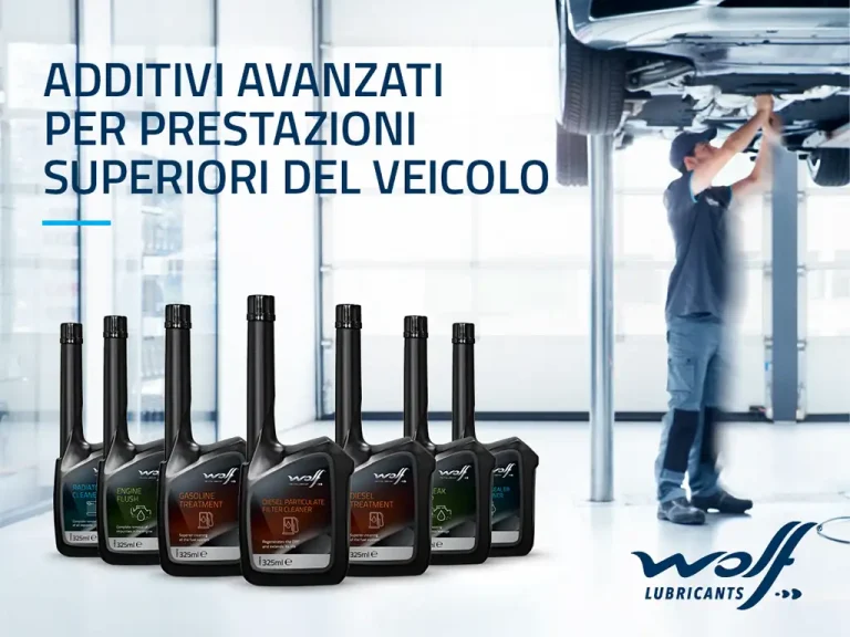 Additivi motore, Wolf amplia la gamma dedicata alle officine