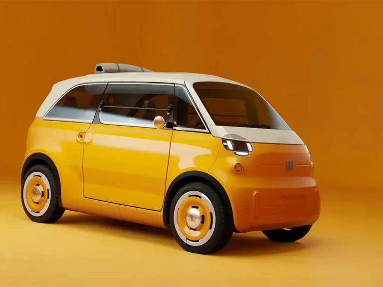 Fiat Multiplina: quattro posti in tre metri, la nuova idea di auto elettrica per la città