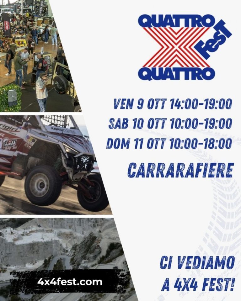 Tuning 2000 a 4×4 Fest 2026: dal 9 all’11 ottobre